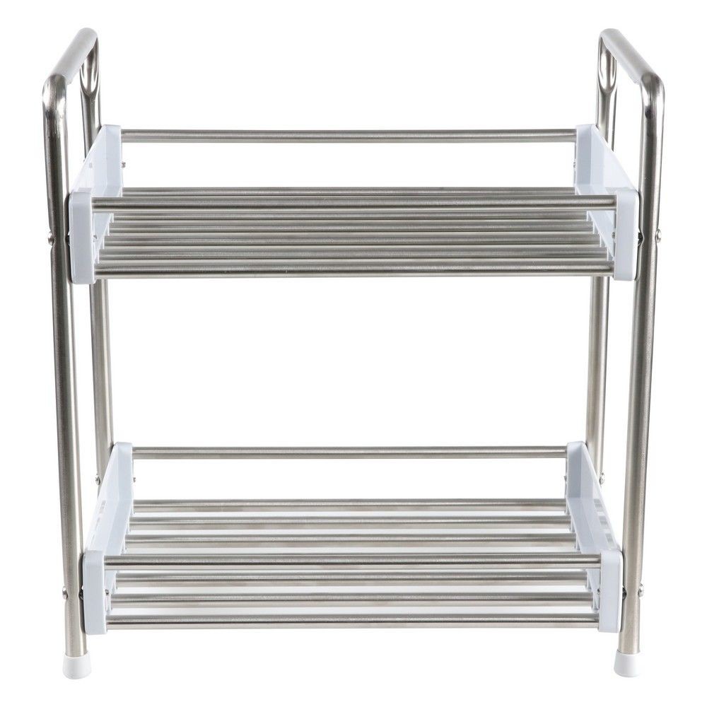 ชั้นวางสเตนเลส 2 ชั้น แคบ HC/KECH HBS-02 KITCHEN RACK STAINLESS 2 TIERS HC/KECH HBS-02