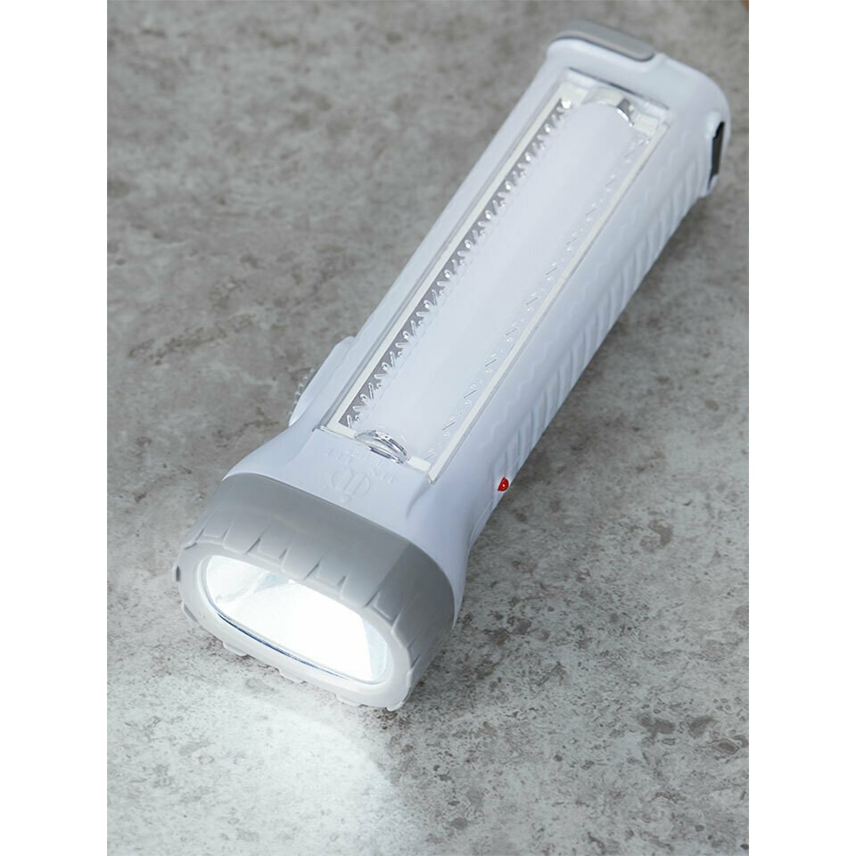 !!สินค้าขายดี!! ไฟฉายชาร์จได้ ไฟฉุกเฉิน LED อเนกประสงค์ Rechargeable LED Flashlight