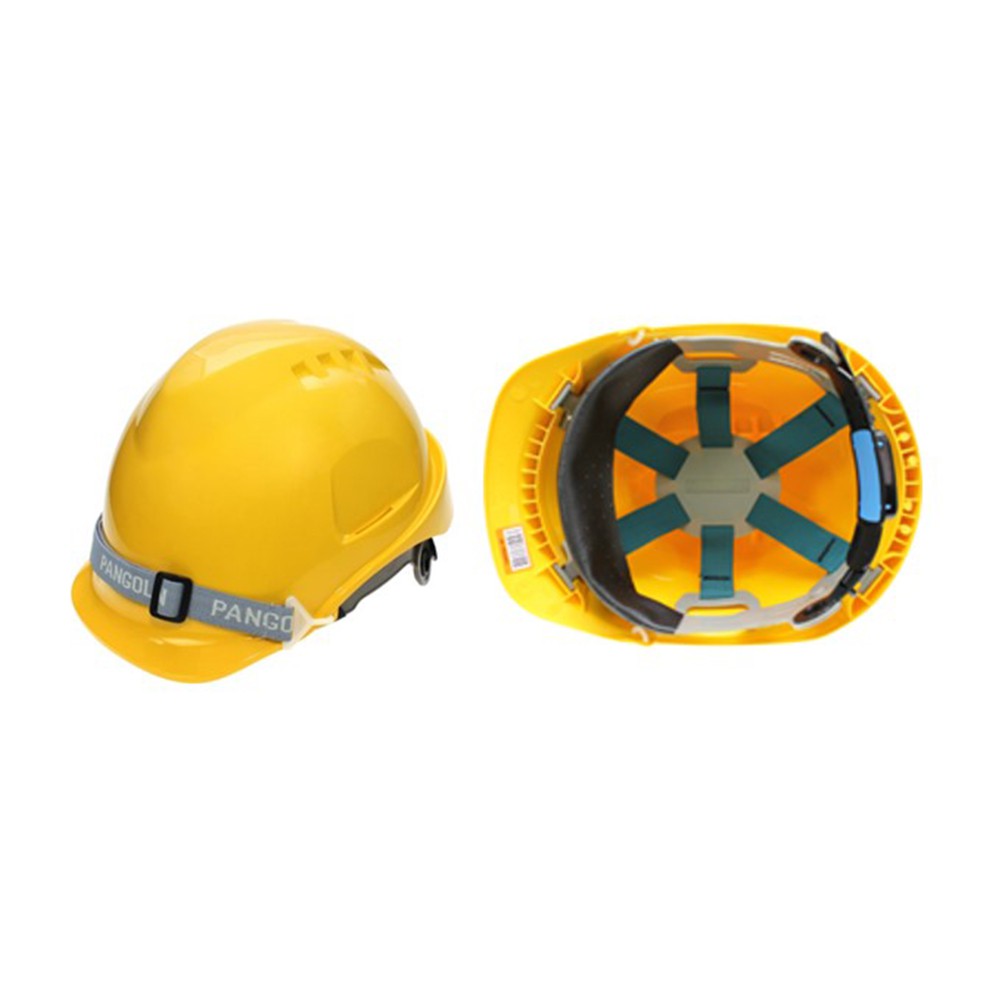 หมวกนิรภัยพลาสติก ABS มาตรฐานมอก. PANGOLIN สีเหลือง PANGOLIN SAFETY HELMET Yellow