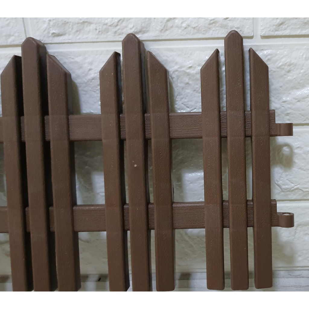 Garden Fence รั้วแต่งสวน รั้วจัดสวน รั้วสนาม รั้วตกแต่ง ขนาด 60x22 ซ.ม. 1 ชิ้น รั้วระแนง รั้วปลูกดอกไม้ รั้วล้อมผัก