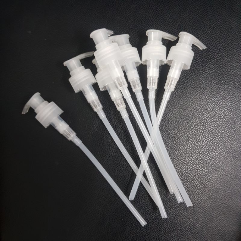 หัวปั๊ม คอ28 ใส่กับขวดน้ำดื่มได้ แพคละ5ชิ้น , ขวดหัวปั๊ม 500 ml ปาก 28mm