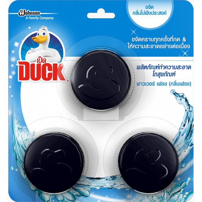 Duck เป็ดก้อน พาวเวอร์เฟรช 40กรัม (3ก้อน)