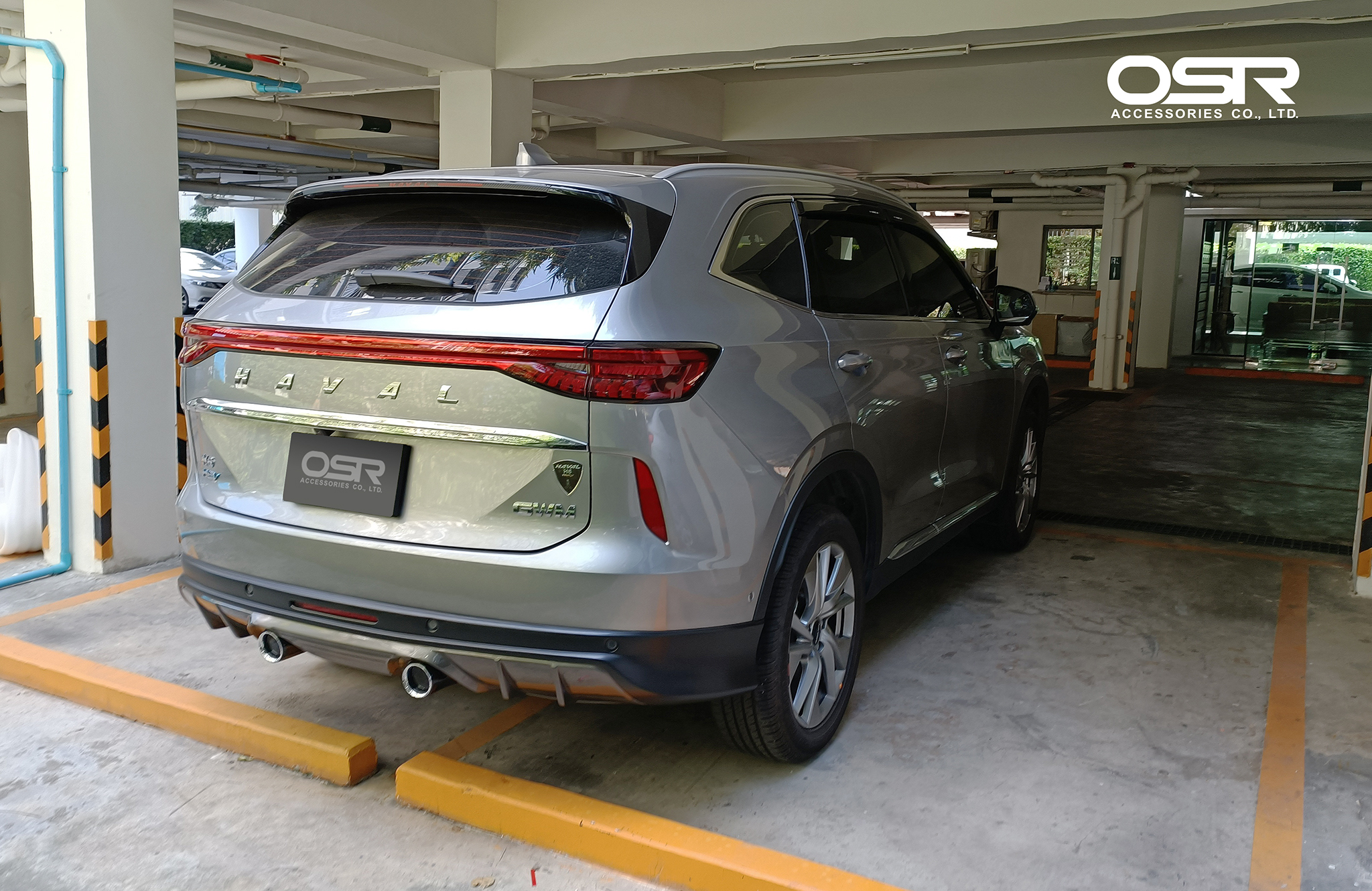 ชุดแต่งรถ-สเกิร์ต-อุปกรณ์แต่งรถ GWM Haval H6 ปี 2021 ทรง SR-Limited