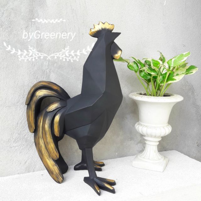 ของแต่งบ้าน & ตุ๊กตาแต่งสวน "ไก่ทอง"
