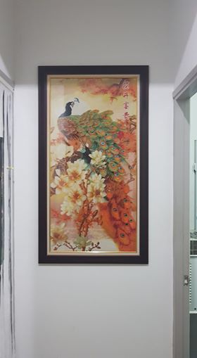 ดอกไม้ ชุดปักครอสติส พิมพ์ลาย ครอสติสจีน งานฝีมือทำที่บ้าน DIY