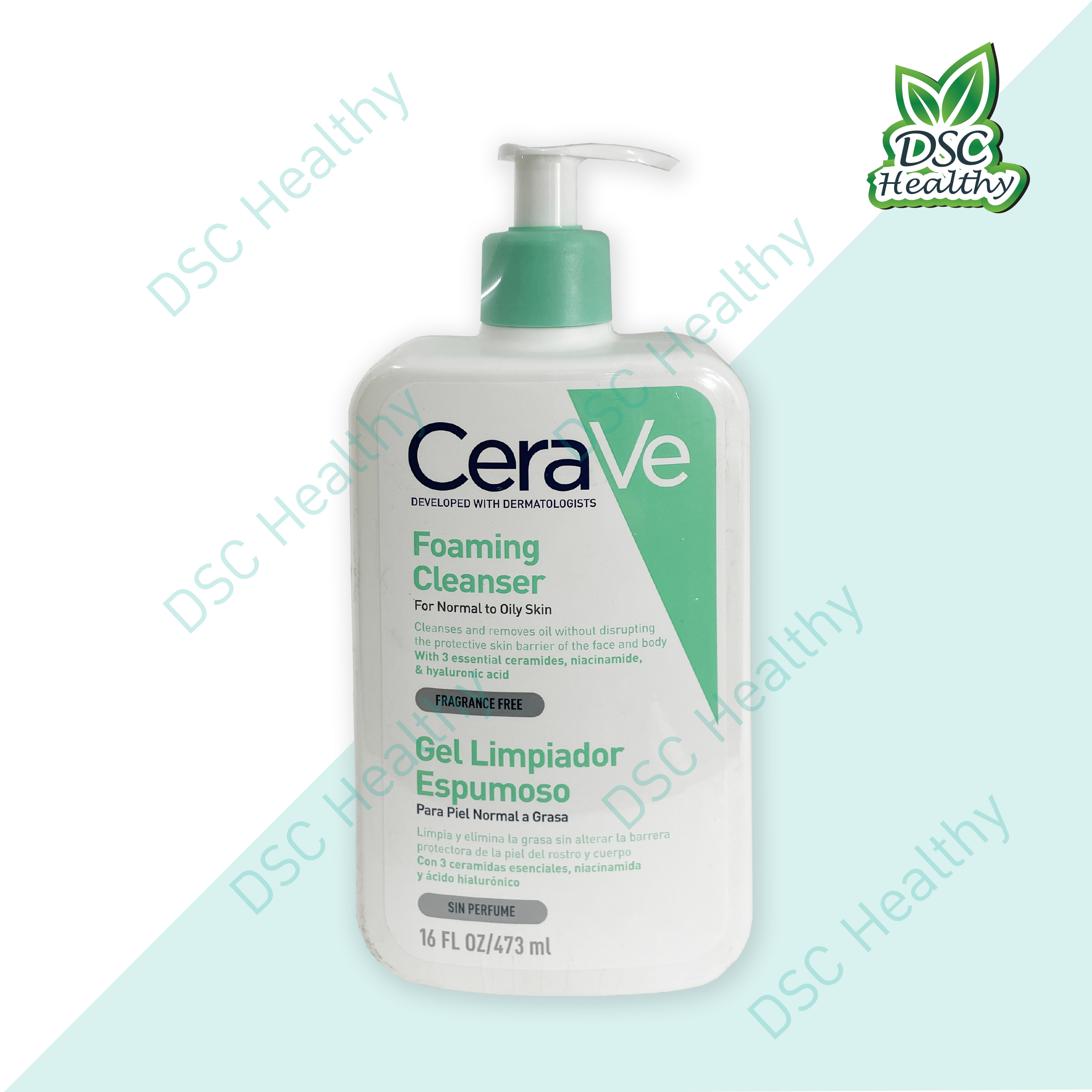 CeraVe Foaming Cleanser Gel Limpiador Espumoso 16 FL OZ/473 ml