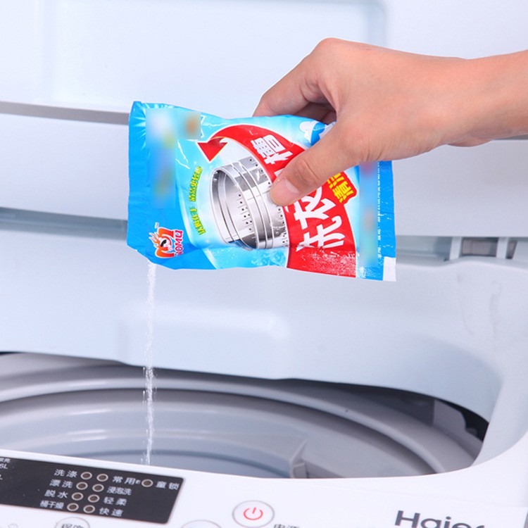 [0245] ผงล้างเครื่องซักผ้า แบบซอง 110g. ผงล้างและทำความสะอาดเครื่องซักผ้า ทำความสะอาดเครื่องซักผ้า ล้างถังซักผ้า