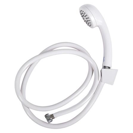 ชุดฝักบัวสายอ่อนพร้อมวาล์วฝักบัว 1 ทาง BENN BN 982279WS(S) สีขาว ทนต่อแรงกระแทก