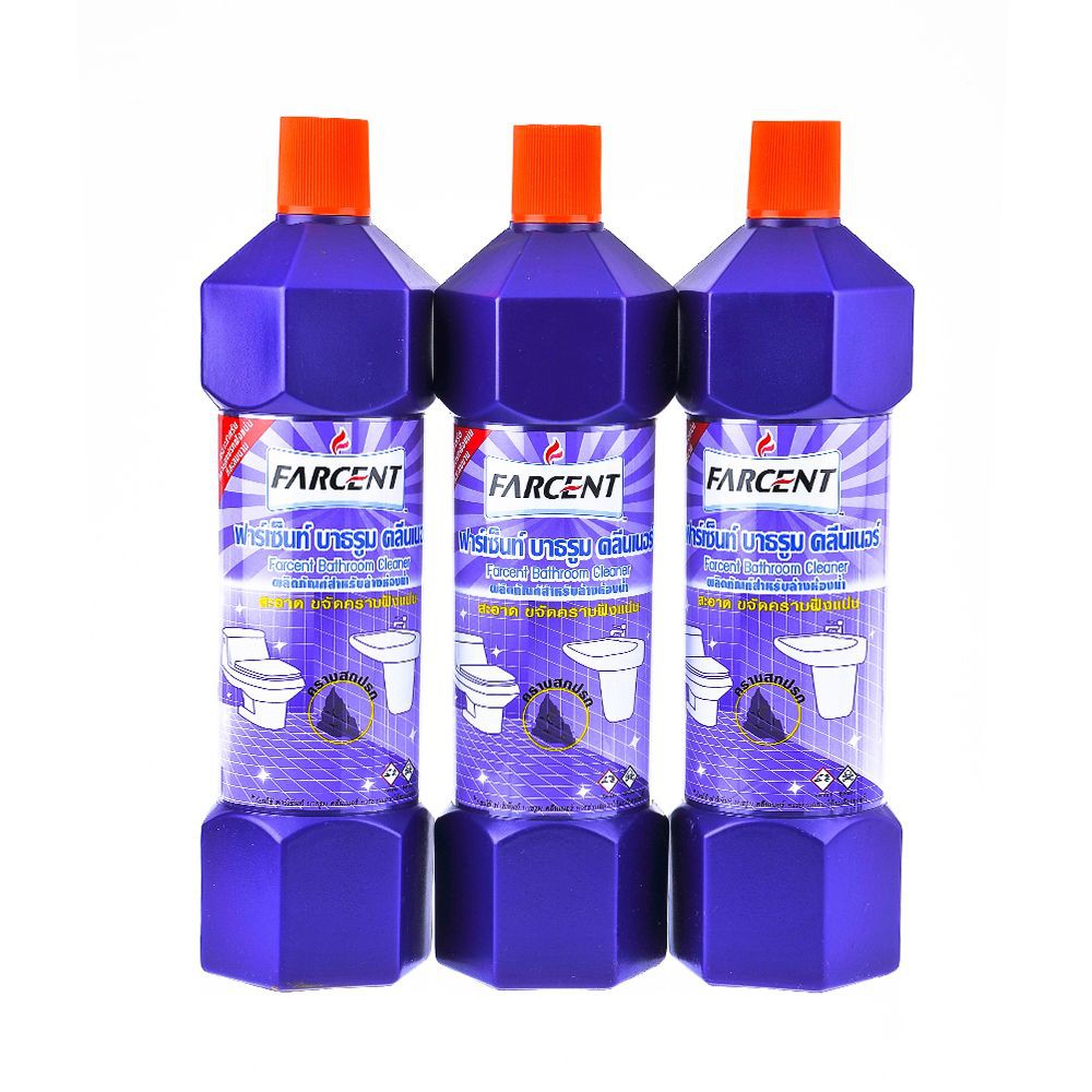 น้ำยาขจัดคราบห้องน้ำ FARCENT 900 มล. น้ำยาทำความสะอาดพื้น
