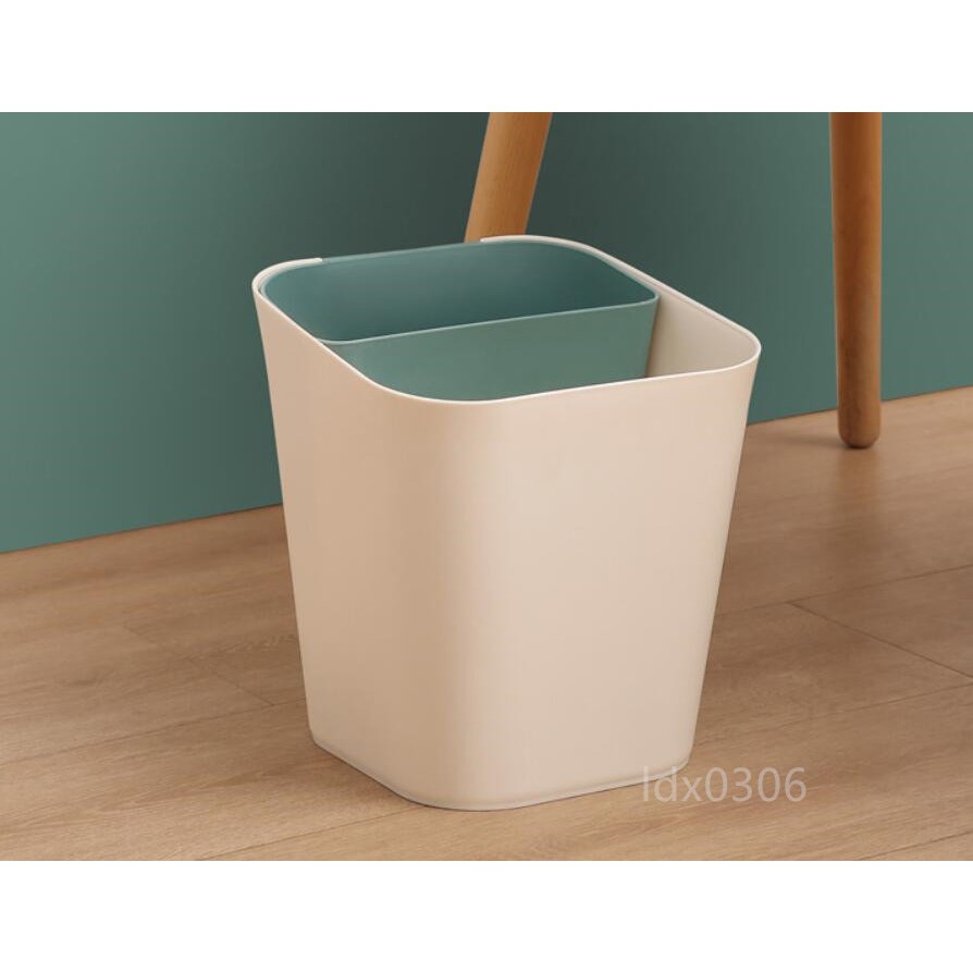 ถังขยะคัดแยกขยะสามารถบ้านห้องนั่งเล่นห้องนอนสำนักงานขนาดใหญ่แห้งและเปียกแยกนอร์ดิกที่เรียบง่ายถังขยะขนาดเล็กสามารถ