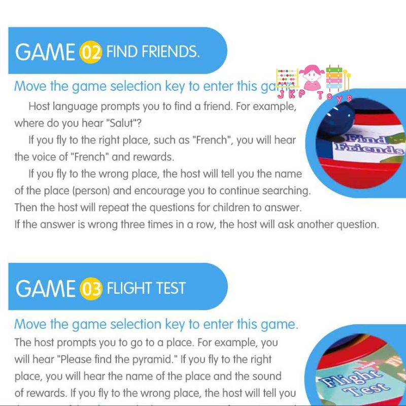 Todds & Kids Toys by JKP Toys ของเล่นลูกโลกจำลอง มีเสียง เรียนรู้เมือง-ประเทศต่างๆ Globe Study Game