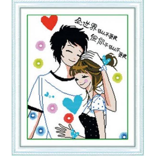 การ์ตูน ชุดปักครอสติช พิมพ์ลาย ครอสติสจีน งานฝีมือ DIY