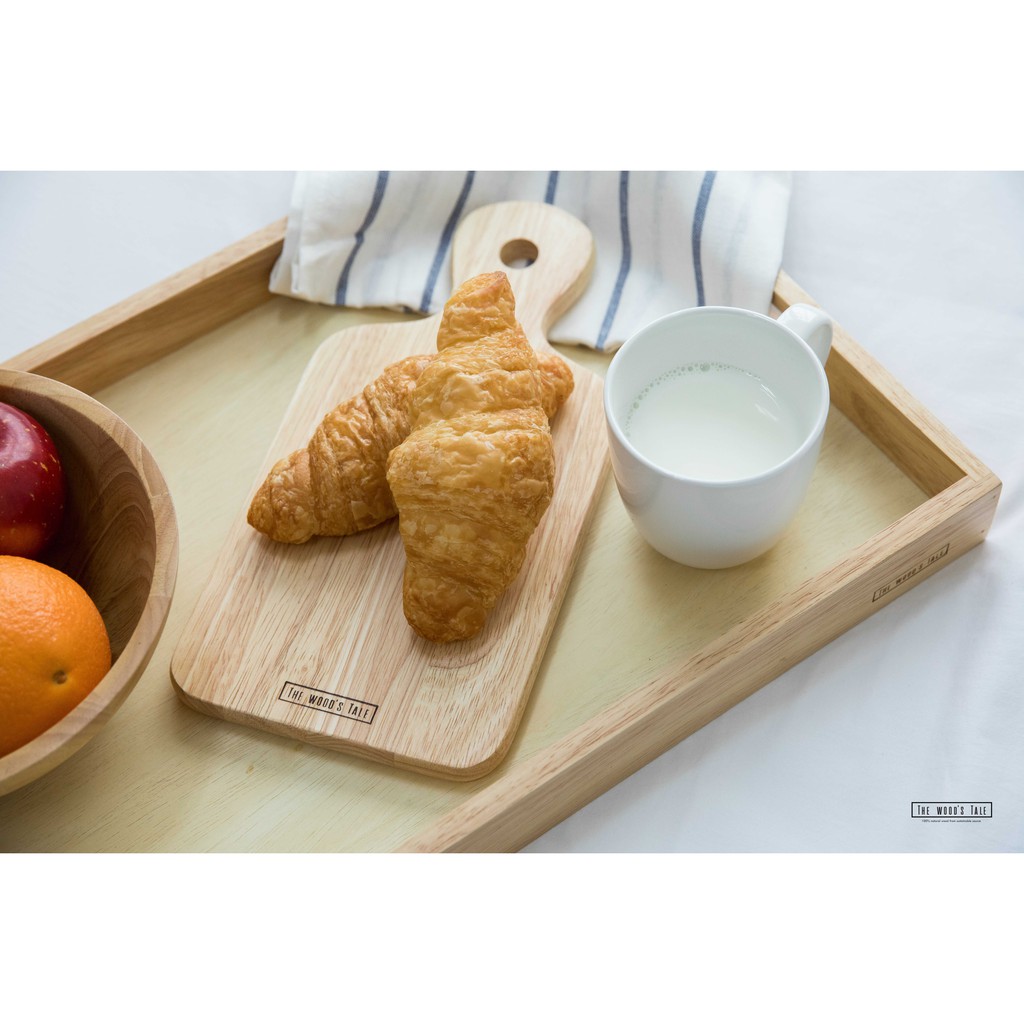The Wood's Tale เขียงไม้ แท้ SERVING BOARD (XS) สำหรับหั่นหรือเสิร์ฟอาหาร