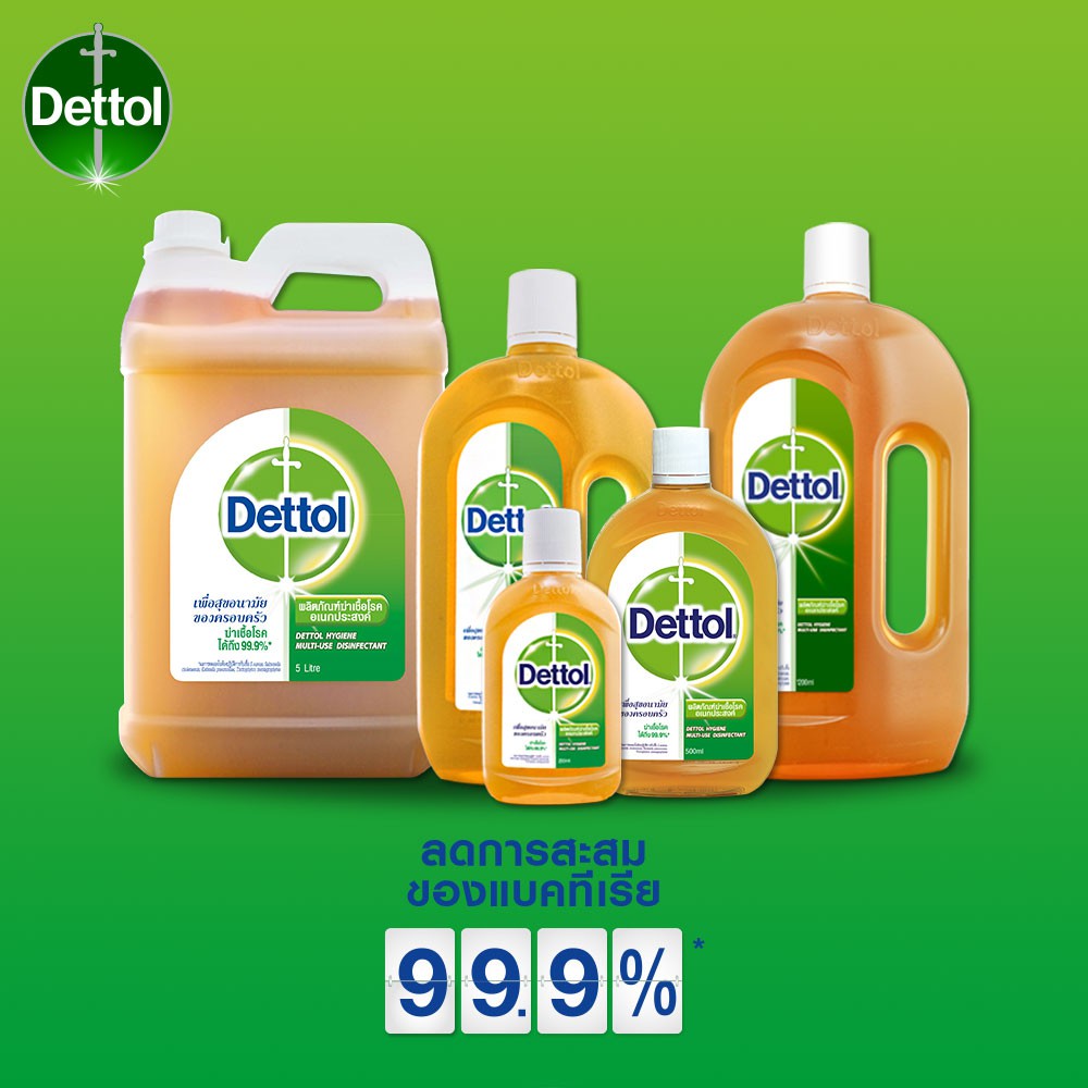 Dettol Hygiene Multi-Use Disinfectant , น้ำยาฆ่าเชื้อโรค น้ำยาทำความสะอาด บ้าน เดทตอล ไฮยีน มัลติ-ยูส ดิสอินแฟคแทนท์