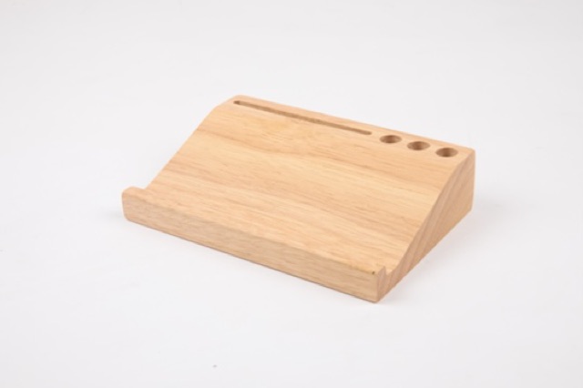 The Wood's Tale ที่วางโทรศัพท์ ที่จัดระเบียบโต๊ะ DESK PHONE HOLDER จากไม้ธรรมชาติ ที่วางมือถือ ที่ตั่งมือถือ