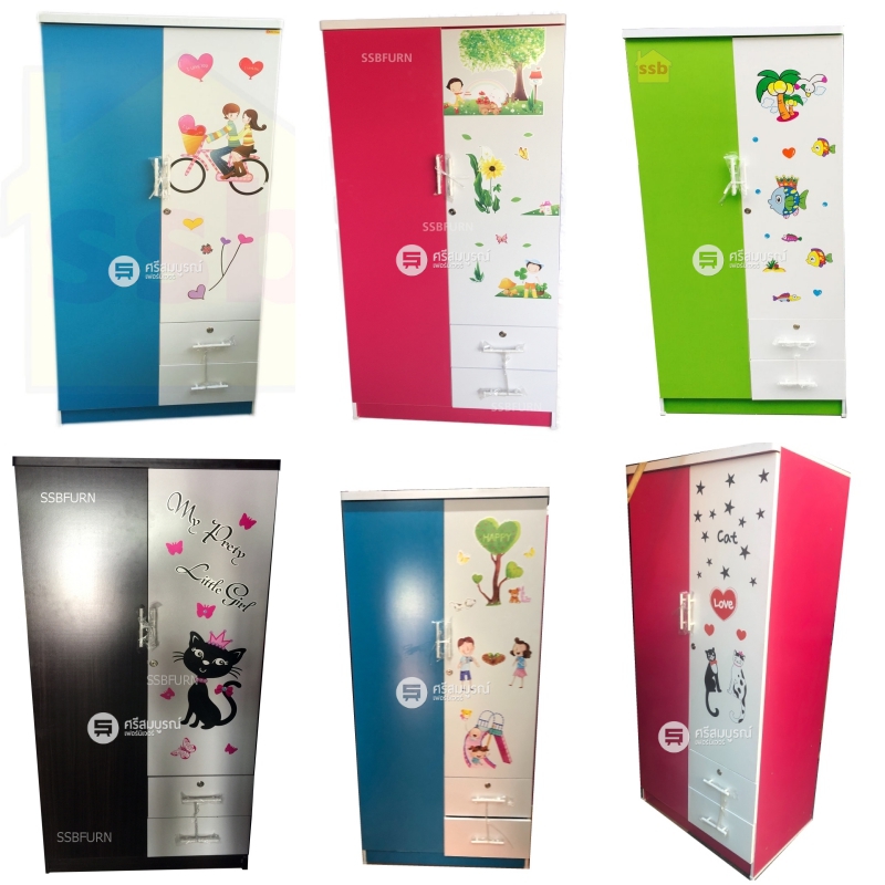 ตู้เสื้อผ้า ขนาด 80 ซม.