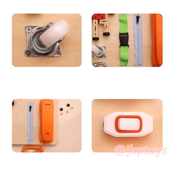 ของเล่นไม้เสริมพัฒนาการ กล่องกิจกรรม กระดานกิจกรรมไม้ 20 กิจกรรม