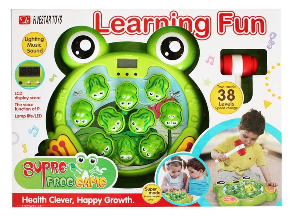 ของเล่นเสริมพัฒนาการเกมส์ตีกบเสริมพัฒนาการ Super Frog Game