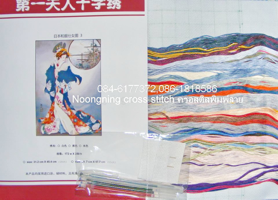 เหยี่ยว ชุดปักครอสติช พิมพ์ลาย ครอสติสจีน งานฝีมือ DIY