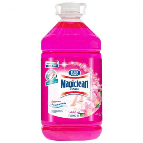 Magiclean มาจิคลีน น้ำยาถูพื้น สีชมพู แกลลอนละ 5200 มล.