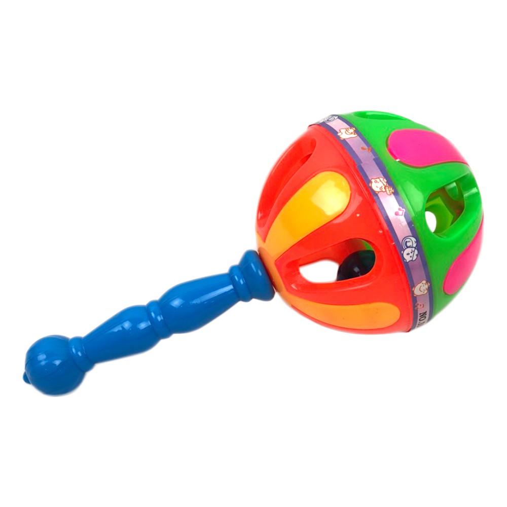 THETOY ของเล่นเด็ก เขย่ามือมีด้าม มี 8 แบบ ขนาด ก.7* ย.7* ส.20 ซม. เครื่องดนตรี