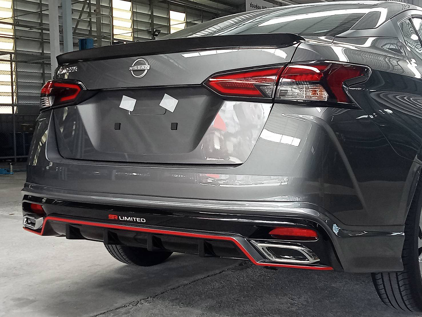 ชุดแต่งรถ สเกิร์ต-สปอยเลอร์ All New Almera 2023 Turbo ทรง SR-Limited By OSR