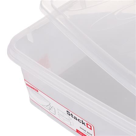 กล่องรองเท้าใส STACKO 3079 28.7x35.7x14 ซม. ทนทานต่อการใช้งาน