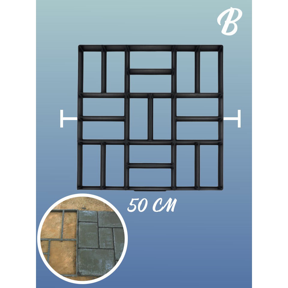 แม่พิมพ์ทำทางเดินในสวน Pathway Mold