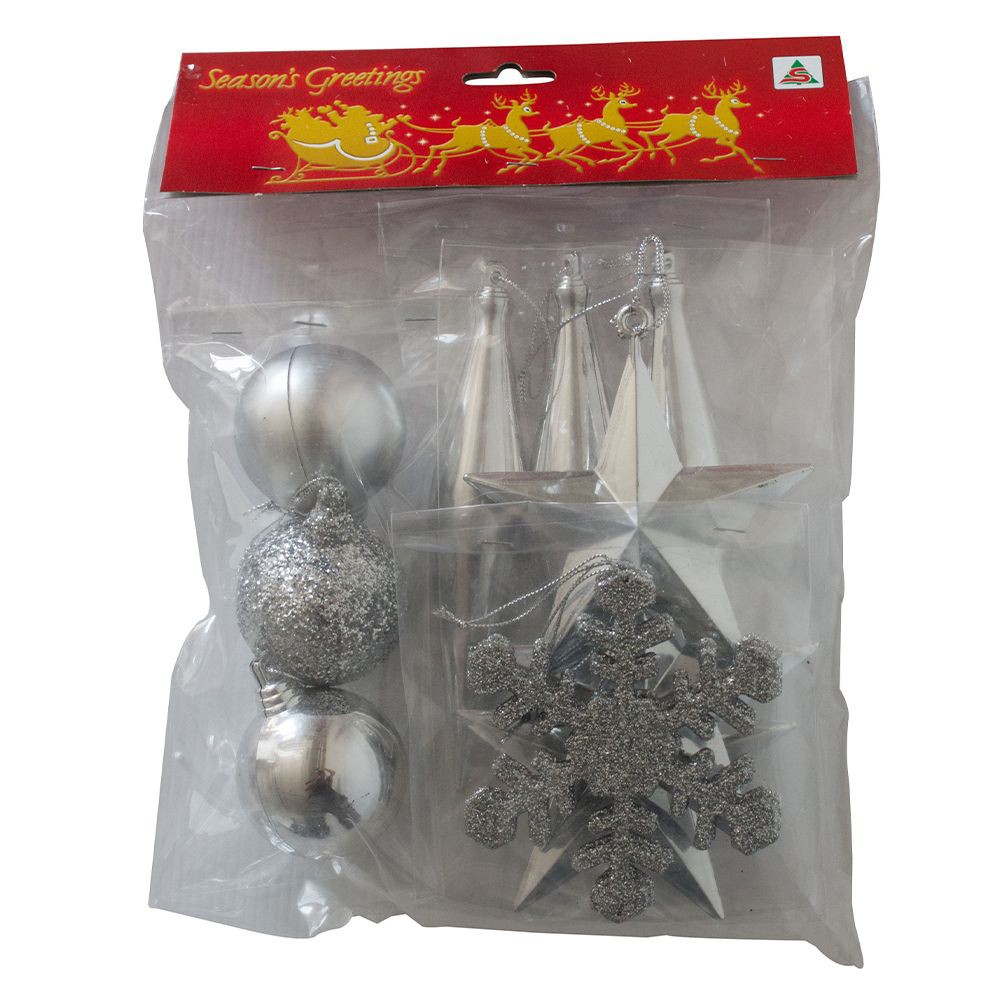 ชุดตกแต่งคริสต์มาส HOME LIVING STYLE 3029-05 สีเงิน อุปกรณ์แต่งบ้านอื่นๆ DECORATE HOME LIVING