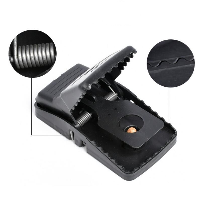 อุปกรณ์ดักหนู ที่ดักหนู ที่ดักหนูในบ้าน กับดักหนู ที่จับหนู แบบสปริง ที่ดักหนูอัตโนมัติ ไม่ต้องใช้สารเคมี สีดำ -591