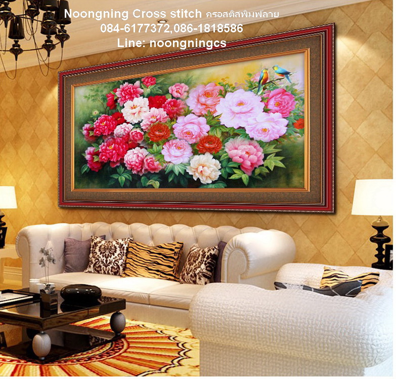 Love ชุดปักครอสติส พิมพ์ลาย ครอสติสจีน งานฝีมือทำที่บ้าน DIY