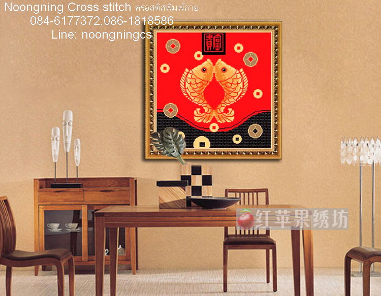 Girl&Rabbit ชุดปักครอสติช พิมพ์ลาย ครอสติสจีน งานฝีมือ DIY