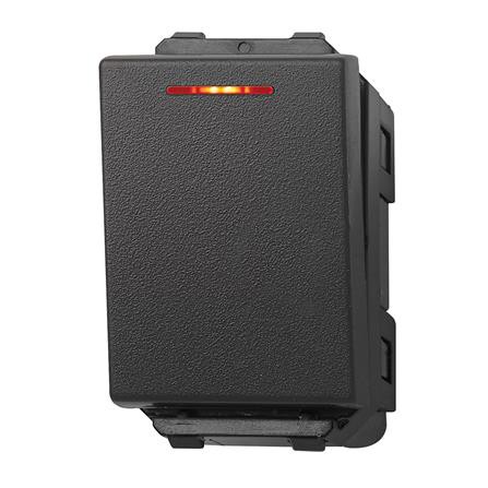 สวิตช์ทางเดียวมีไฟ 1 ช่อง PANASONIC WEGN 5571 H สีเทา ผลิตจากโพลีคาร์โบเนตคุณภาพสูง ไม่ละลาย ไม่บิด ไม่งอ ไม่เบี้ยว