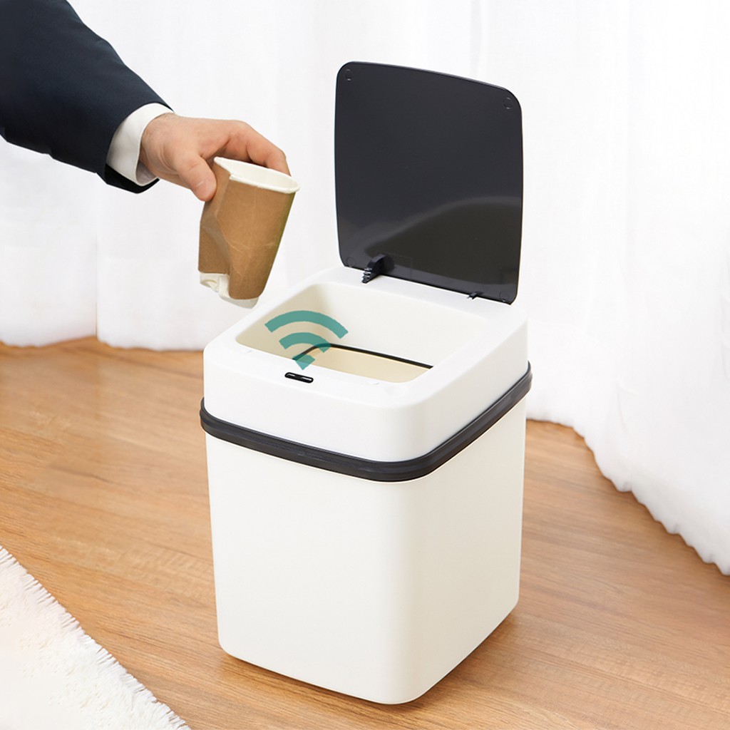 !!สินค้าขายดี!! ถังขยะติดเซนเซอร์ ถังขยะ Sensor Trash Bi