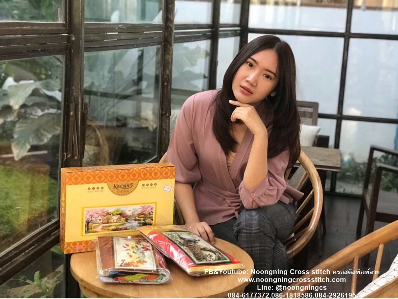 แมว สุนัข น่ารัก ชุดปักครอสติส พิมพ์ลาย ครอสติสจีน งานฝีมือทำที่บ้าน DIY