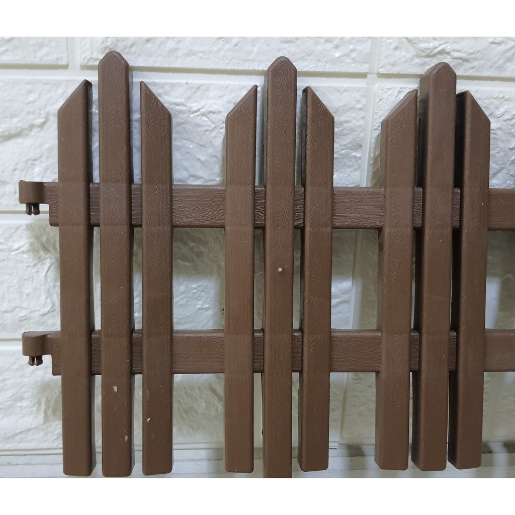 Garden Fence รั้วแต่งสวน รั้วจัดสวน รั้วสนาม รั้วตกแต่ง ขนาด 60x22 ซ.ม. 1 ชิ้น รั้วระแนง รั้วปลูกดอกไม้ รั้วล้อมผัก
