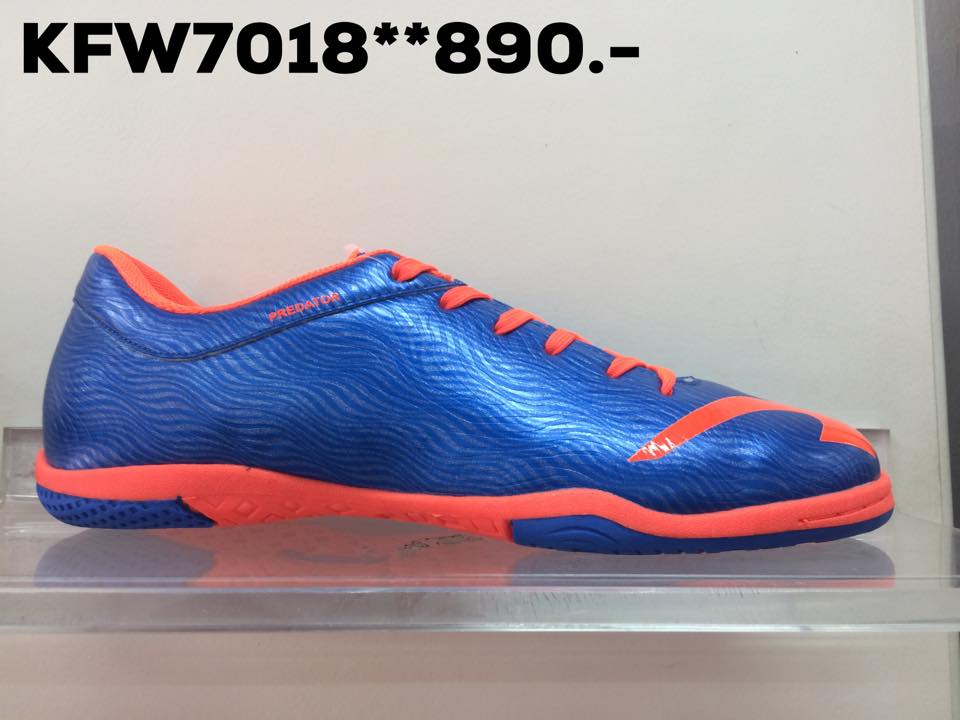 KRONOS รองเท้าฟุตซอล KFW7018 สีน้ำเงินส้ม เบอร์ 38-46