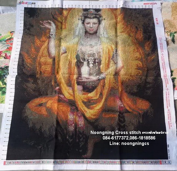 ม้า8 ชุดปักครอสติส พิมพ์ลาย ครอสติสจีน งานฝีมือทำที่บ้าน DIY