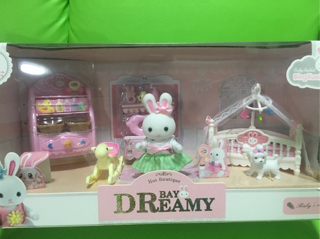 💓มีแบบใหม่💓 บ้านกระต่าย ห้องน้ำ ห้องนอนกระต่าย ร้านอาหาร เค้ก ปาร์ตี้ ห้องครัว พร้อมฟิกเกอร์กระต่าย bay dreamy miliya