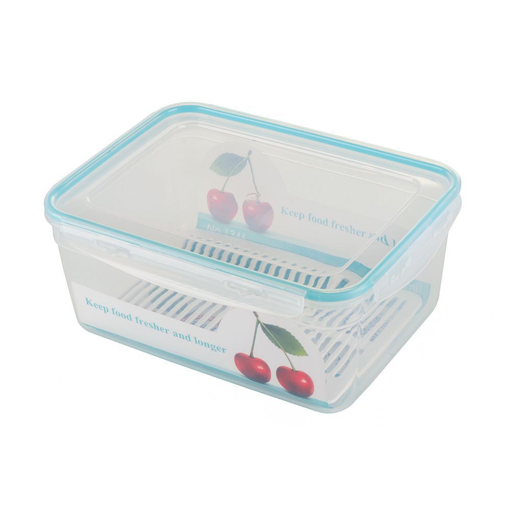 กล่องอาหารเหลี่ยม SAFE&LOCK NEW1346 4.5 ลิตร FOOD CONTAINER PP SQUARE 4.5L SAFE&LOCK
