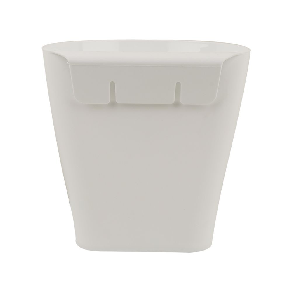 กระถางแขวนพลาสติก SPRING 18 ซม. สีขาว PLASTIC PLANT POT SPRING 18CM WHITE