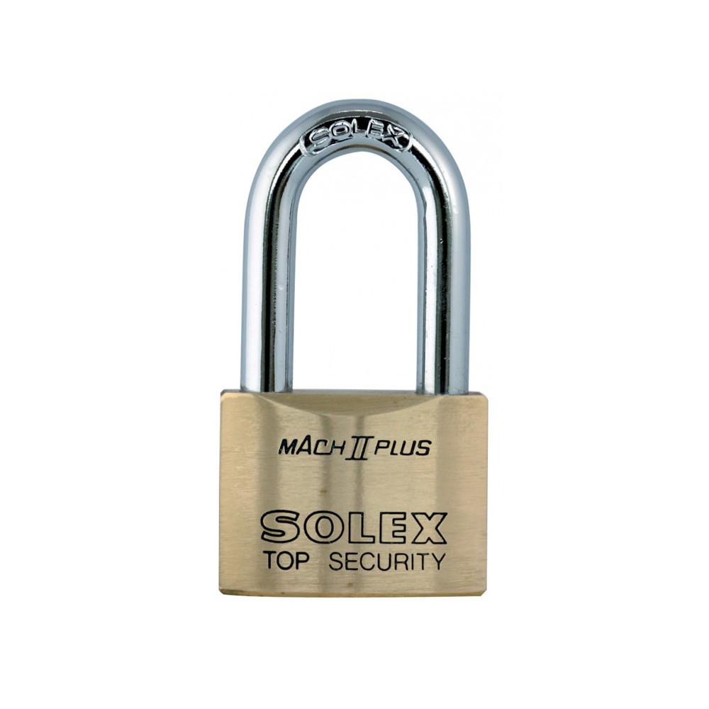 แม่กุญแจ กุญแจคล้อง กุญแจ กุญแจKEY ALIKE SOLEX MACH II PLUS L 45มิลลิเมตร 3ตัว/ชุด