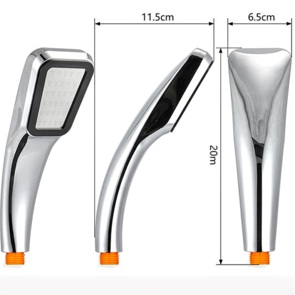 Giyo - ฝักบัว ฝักบัวอาบน้ำ ฝักบัวแรงดันสูง 300 รู ฝักบัวเพิ่มแรงดัน ฝักบัวแรง หัวฝักบัว ฝักบัวแรงดัน รุ่น1574