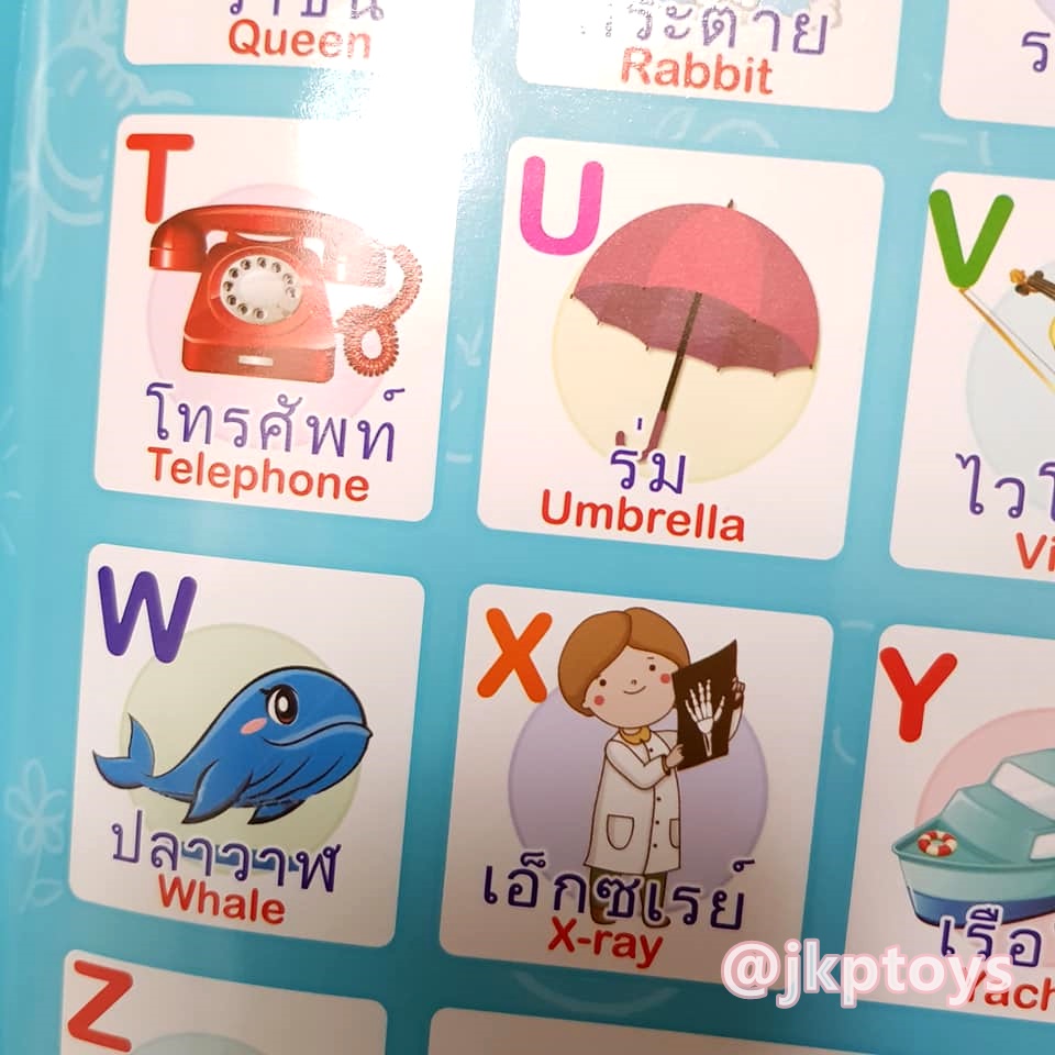 หนังสือพูดได้ My E-BOOK ชุดฝึกอ่านภาษาไทย – อังกฤษ อัจฉริยะ หนังสือสื่อการเรียนรู้ 2 ภาษา