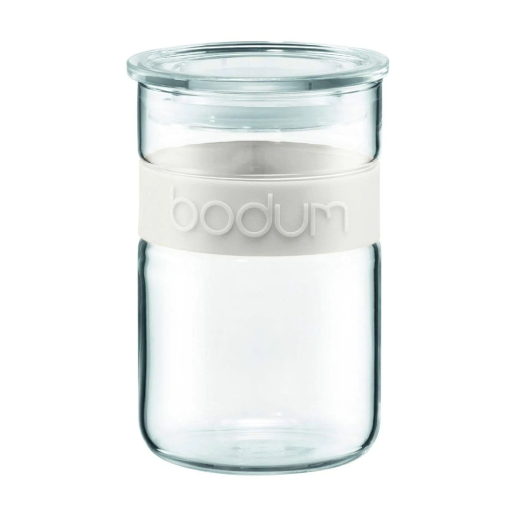 BODUM ขวดโหลสำหรับเก็บอาหารแห้ง ขนาด 0.6 ลิตร สีขาว
