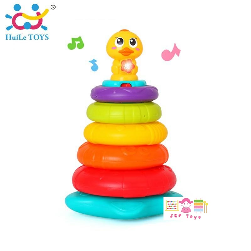 Huile Toys Stacking Rainbow Duck ห่วงเรียงซ้อนลูกเป็ดน้อย