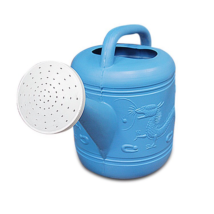 (4 ไซส์) บัวรดน้ำพลาสติก ลายมังกร อุปกรณ์ใช้ในสวน