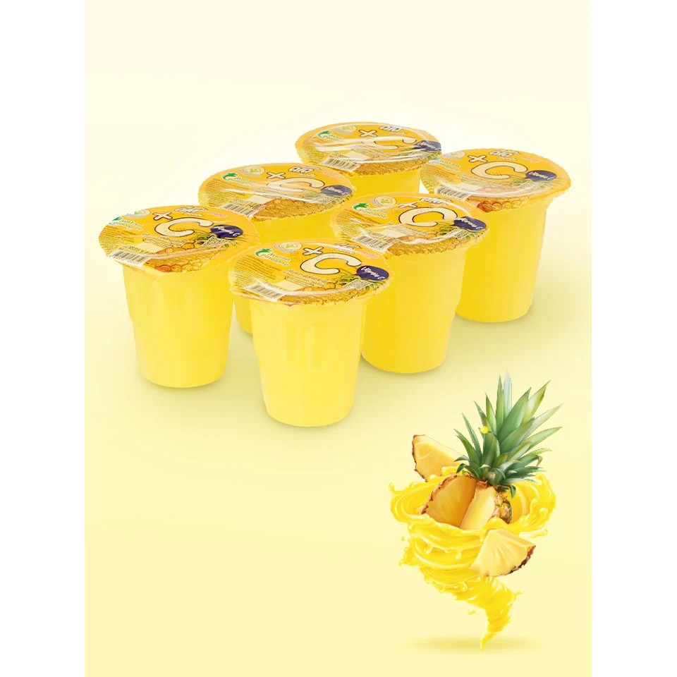 !!สินค้าขายดี!! DEEDO น้ำรสผลไม้แบบถ้วย 140 มล. 6 ถ้วย DEEDO Fruit-Flavoured Juice Cup 140 ml