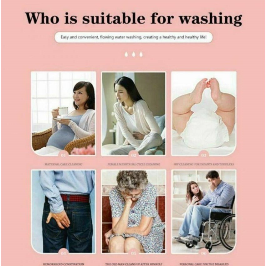 ที่ฉีดชำระแบบพกพา ฉีดขวด ล้างมือ ล้างก้นเด็ก ฉีดก้นแบบพกพา ขวดฉีดน้ำ ที่ฉีดชำระ ฉีดก้น ทำความสะอาด 500 ml Travel Bidet