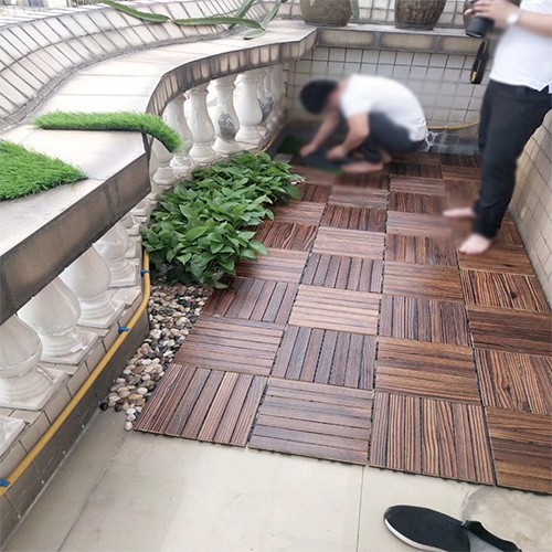 สินค้าใหม่✨ แผ่นไม้ปูพื้น แผ่นไม้ตกแต่งสวน YF-1445